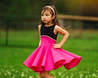 Fiore PDF Dress Sewing Pattern | Made for wovens | Kids Size 1-12