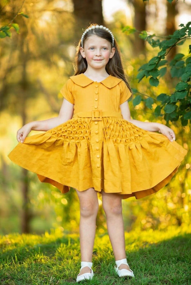 Acacia Dress and Skirt PDF Sewing Pattern Size 1-12 Made for woven fabrics image 1