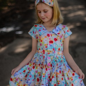 Acacia Dress and Skirt PDF Sewing Pattern Size 1-12 Made for woven fabrics image 4