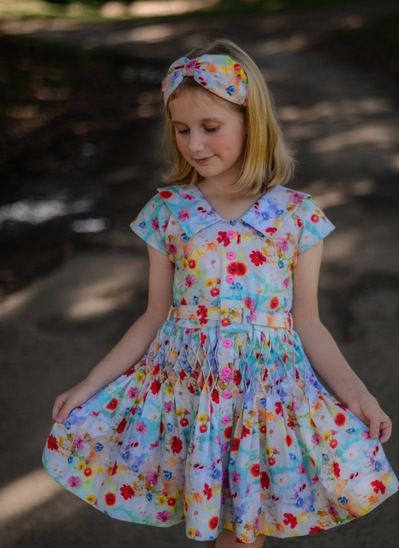 Acacia Dress and Skirt PDF Sewing Pattern Size 1-12 Made for woven fabrics image 4