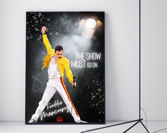 Impression Freddie Mercury - « The Show Must Go On » - Art du groupe Queen