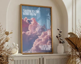 Fleetwood Mac 'The Chain' Lyrics Art Print – Music Poster