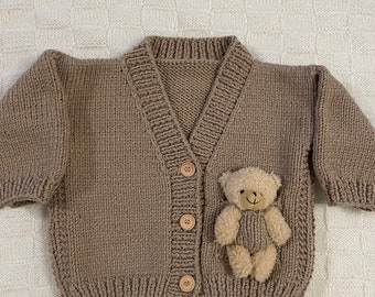 Teddy Bear Cardigan Girls Boys Kids Winter Spring Jacket