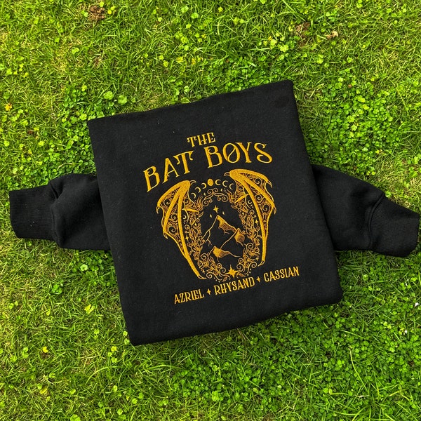 The Bats Boy Shirt, The Bat Boys Embroidered Sweatshirt, Acotar Velaris Sweatshirt,  A Court Of Thorn And Roses Shirt