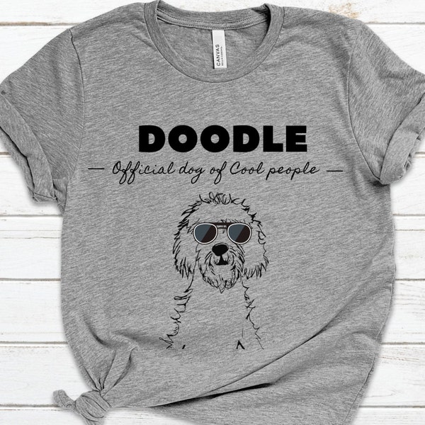 Doodle Official Dog For Cool People T-shirt - Doodle Shirt -Doodle Gift -Doodle Tee -Doodle Lover Shirt -Doodle Dad Gift - Doodle Mom