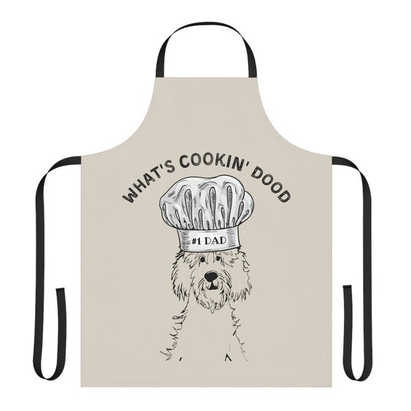 Doodle Dog Apron - Cooking Baking Apron For Doodle Dad - Kitchen Chef Gifts -Doodle Gift Ideas  - Grilling Father's day gift