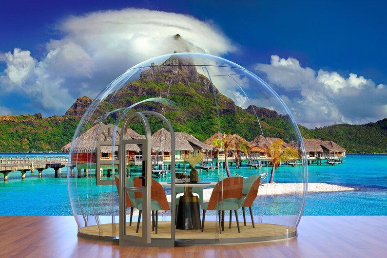 Bubble tents Restaurant igloos Outdoor dining domes Etsy