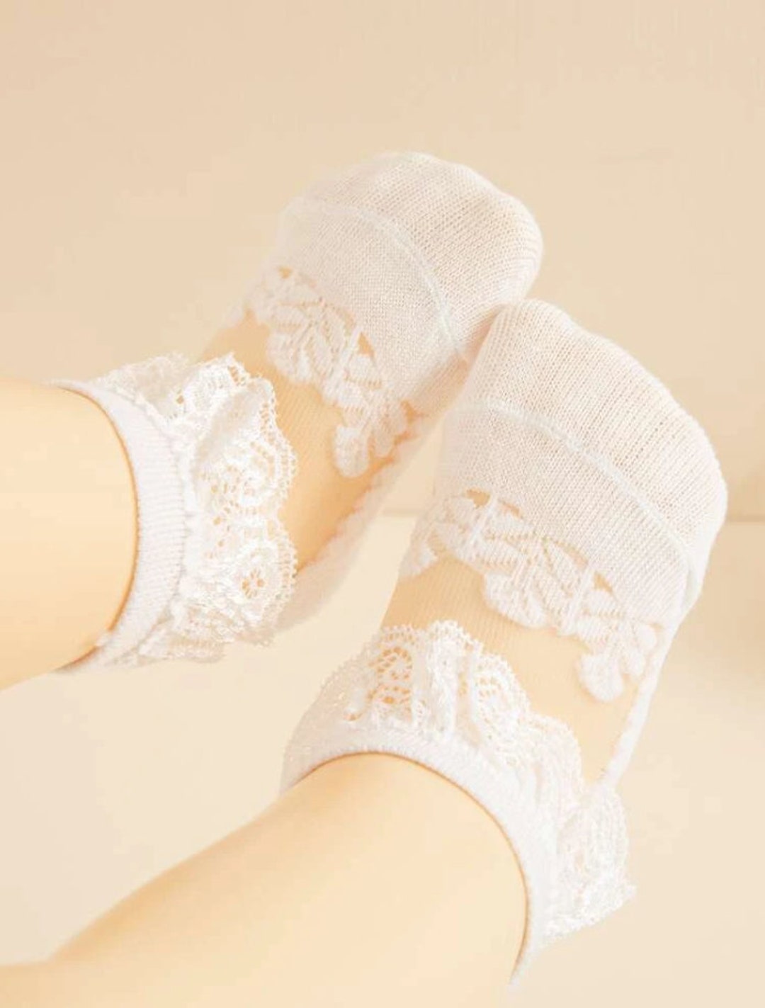 Toddler Girls Lace Socks White Lace Socks Baby Girls Lace Etsy