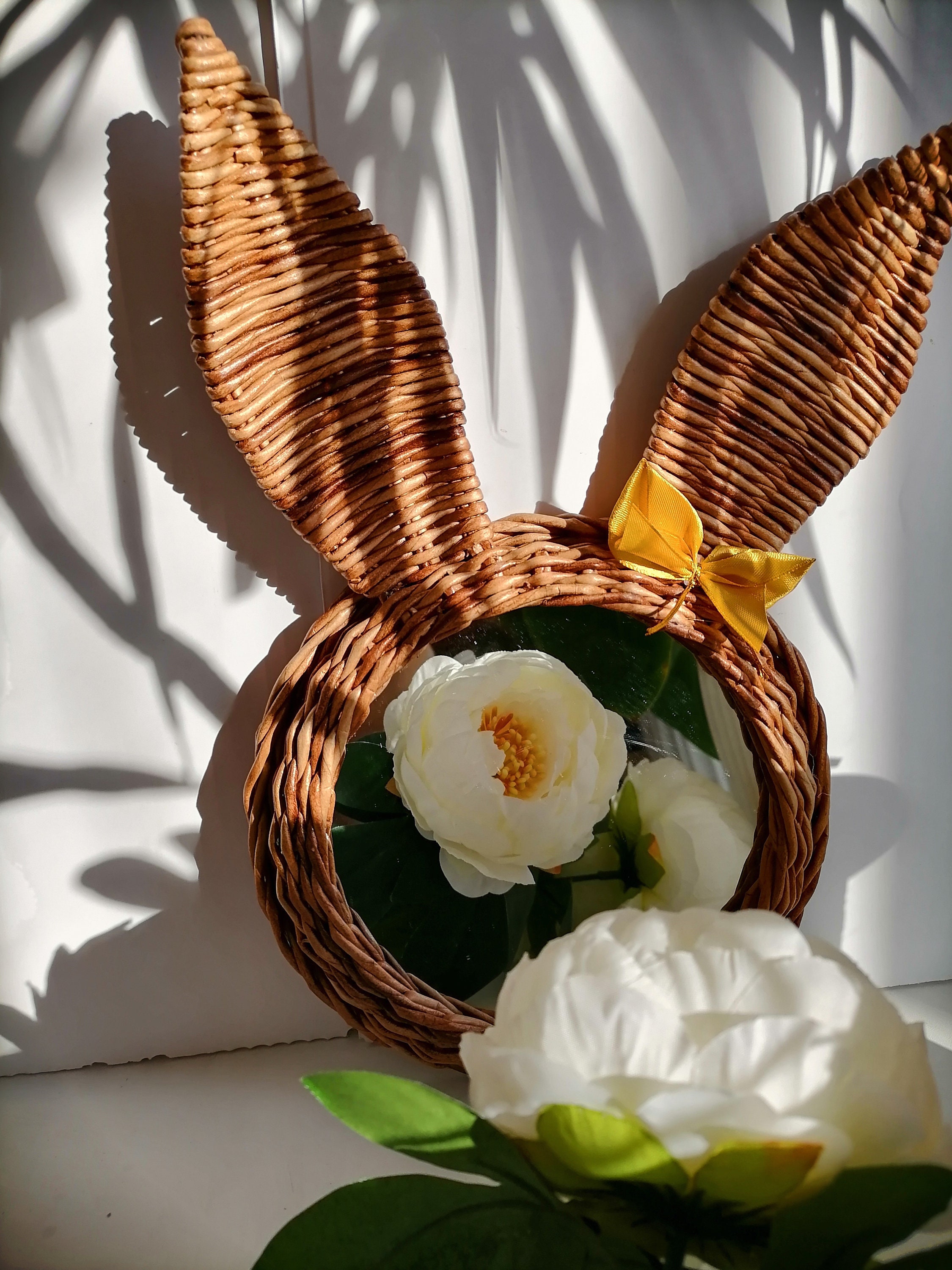 Kinderzimmer-Wand-Dekor Spiegel-dekorative Spiegel-Wicker Wand | Etsy