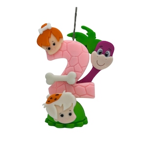 Character Birthday Candle – Personalized Keepsake Cake Topper – Custom Handmade Candle – Cold Porcelain Party Decoration