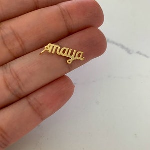 Gold Name Pendant Etsy Singapore