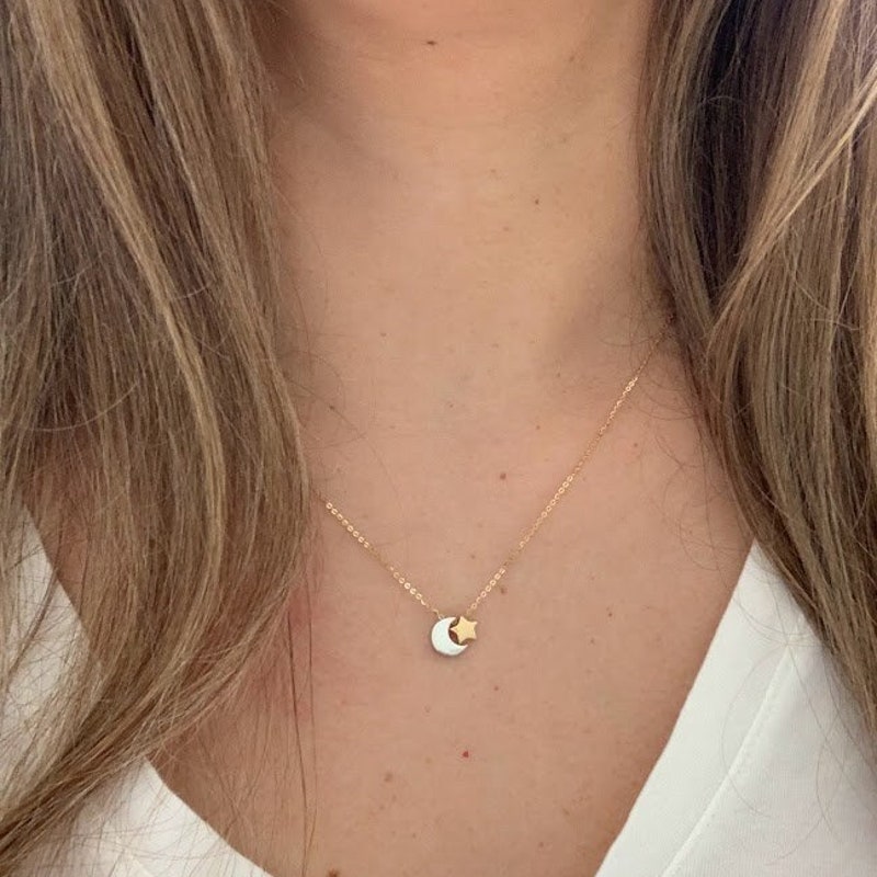 Moon & Star Duo Necklace