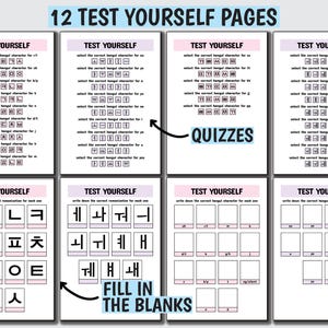 Learn Korean ULTIMATE BUNDLE Korean Vocabulary, Learn Korean Hangul Alphabet, Korean Language Study Notebook, Korean Flashcards image 6