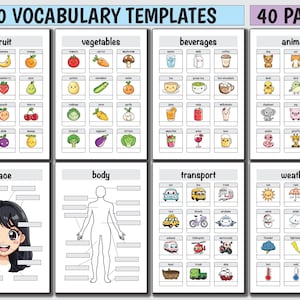 Learn Korean ULTIMATE BUNDLE Korean Vocabulary, Learn Korean Hangul Alphabet, Korean Language Study Notebook, Korean Flashcards image 7