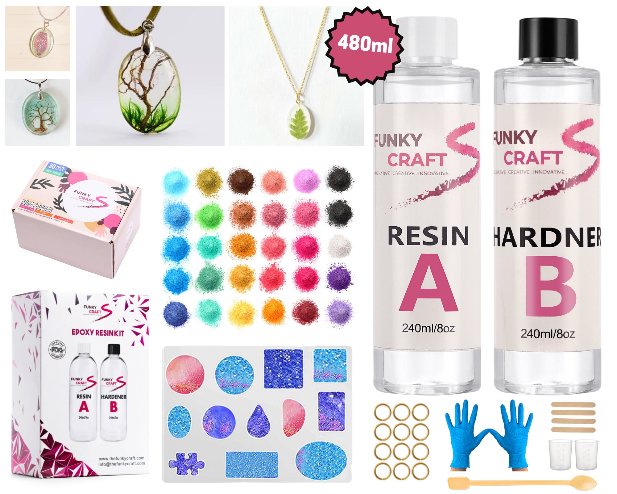 Kit résine cristal BIO - Gédéo - Creastore