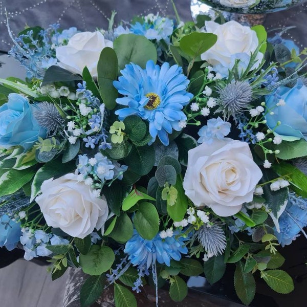 Silk Flower Arrangement Etsy UK