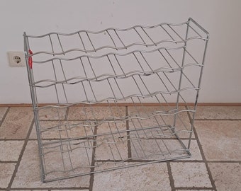 Vintage metal Tomado stackable wine rack