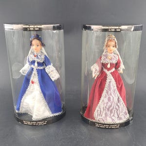 Vintage plastic doll in box