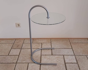 Vintage Ikea Ry glass side table &#39;90&#39;s