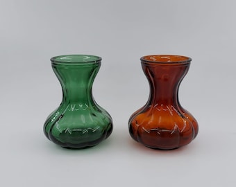Royal Leerdam glass hyacinth garlic vase by Andries Copier model 583