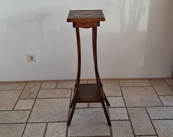 Soporte para plantas de madera vintage