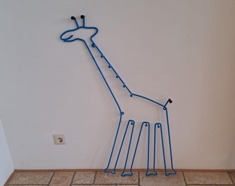Vintage Ikea Sprallig giraffe children's coat rack