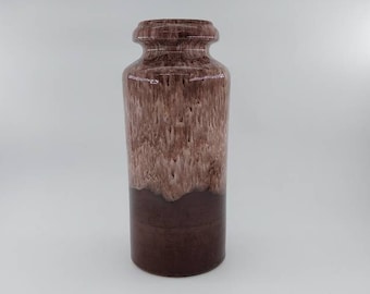 Vintage West Germany Scherich Fat Lava Brown Vase WGP 517-30