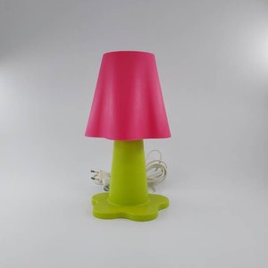 Vintage Ikea pink Mammut children's lamp, tablelamp, desk lamp Type B9822