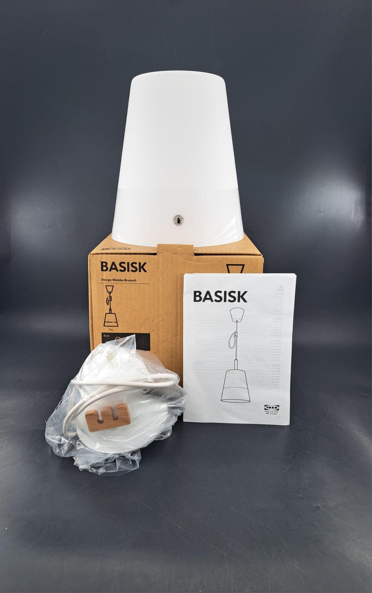 Vintage Ikea Basisk Ceiling Lamp by Wiebke Braasch New in Box - Etsy