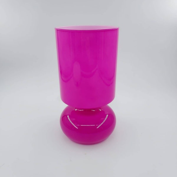 Lampe champignon Lykta rose vintage IKEA - lampe de table - veilleuse