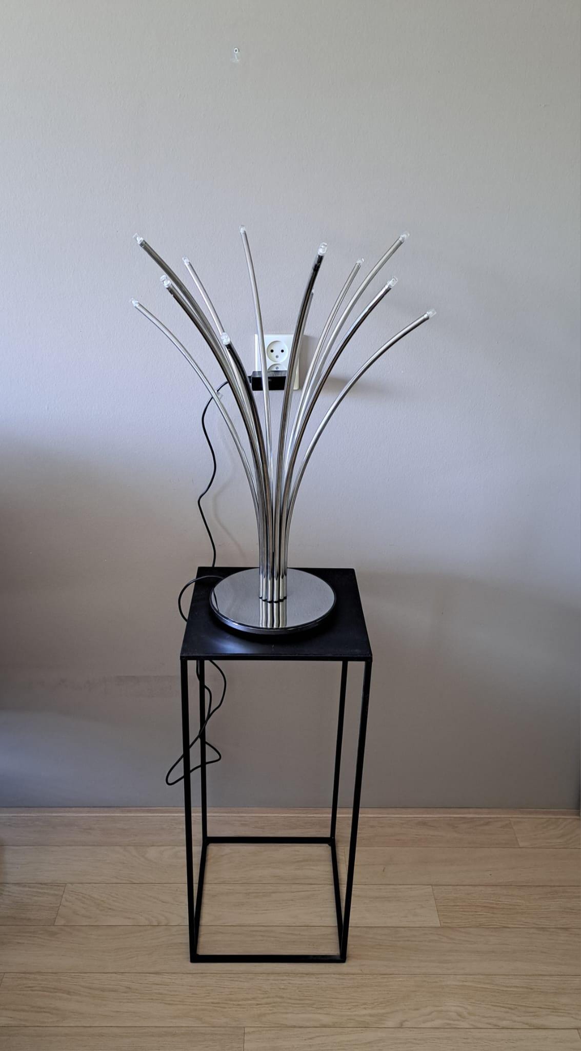 Vintage Ikea Hovnäs Table Lamp Chrome Plated Dimmable With Touch