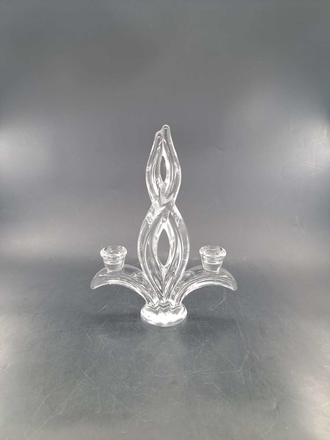 Vintage Art Vannes Le Chatel France Crystal Fleur De Lis Candle Holder -  Etsy, image size:1080x1440