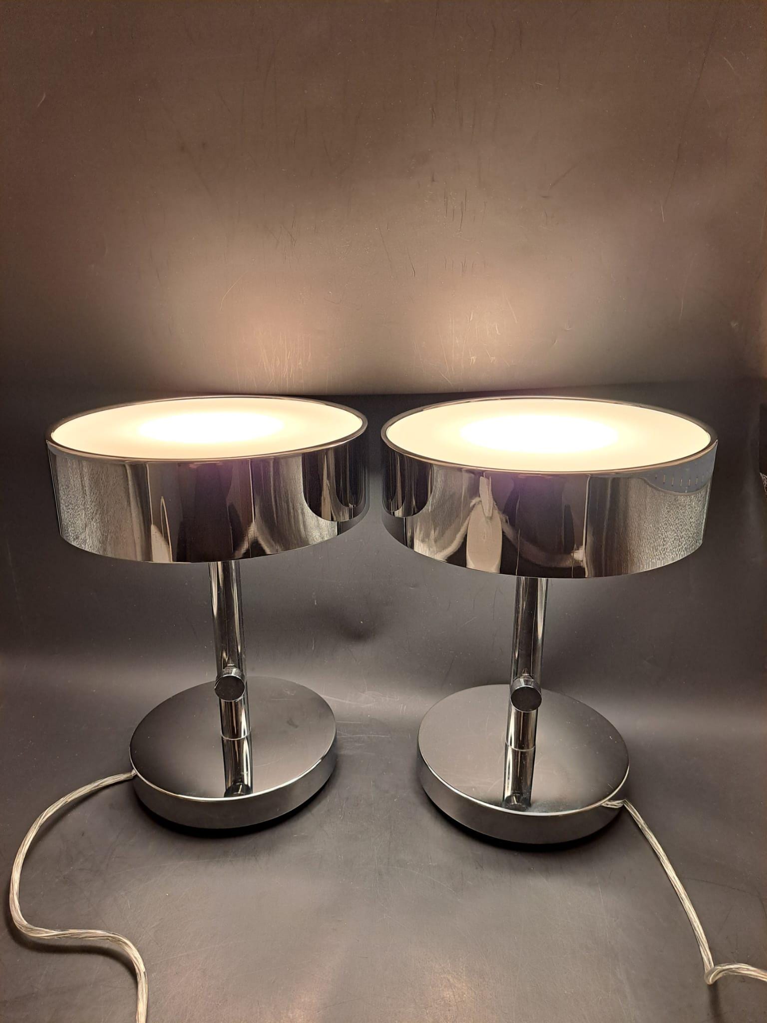 Ikea Dimmable Chrome Stockholm PS Led Design Table Lamp by Ola