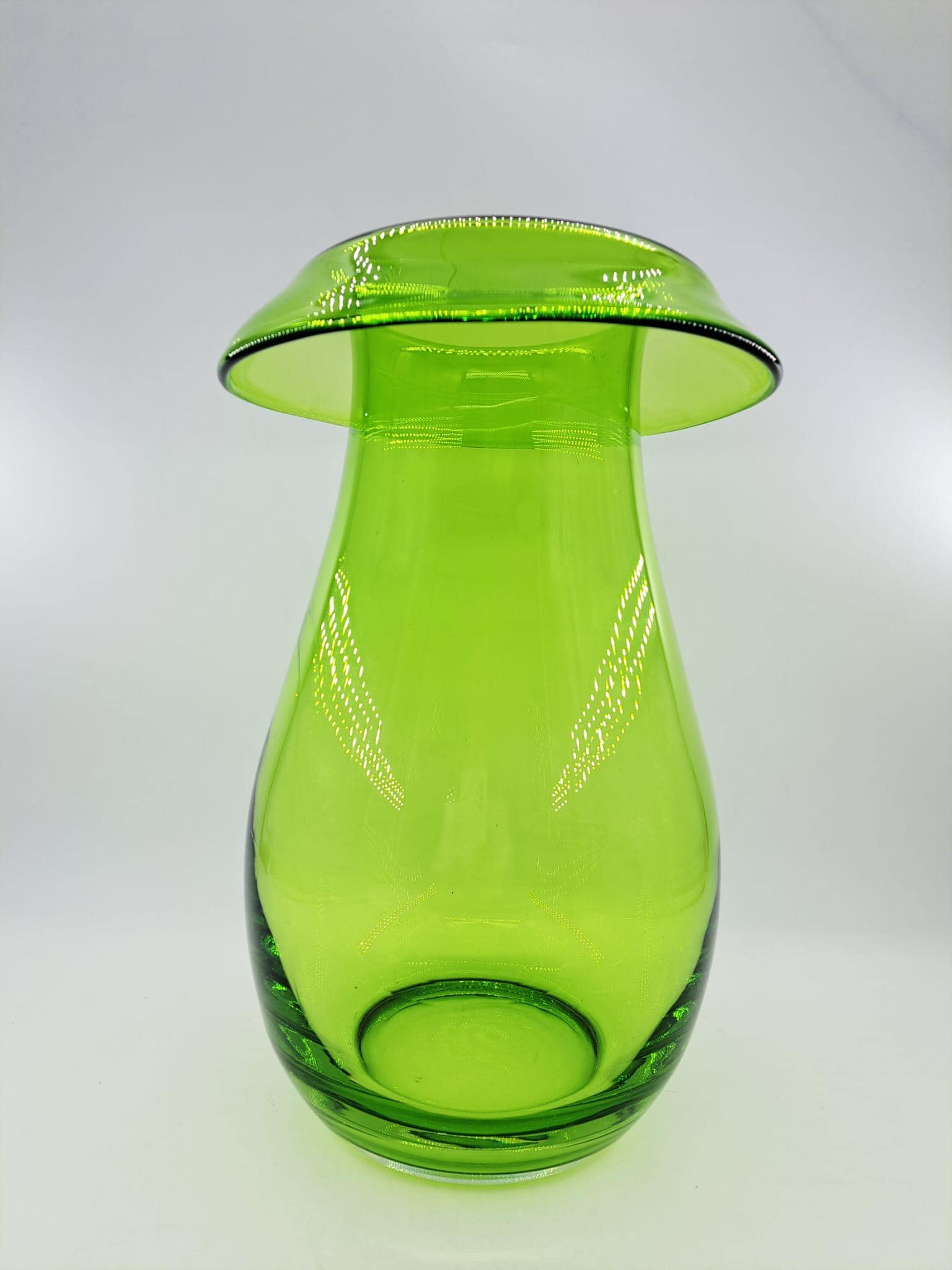 Vintage Ikea Stockholm 1999 Green Vase by Maria Vinka