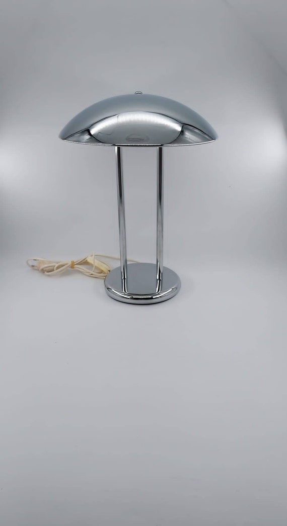 hulp sarcoom geest Vintage Ikea Chrome Mushroom Lamp by Robert Sonneman - Etsy