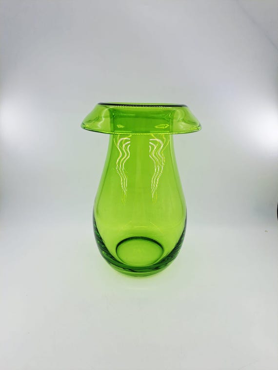 Vintage Ikea Stockholm 1999 Green Vase by Maria Vinka