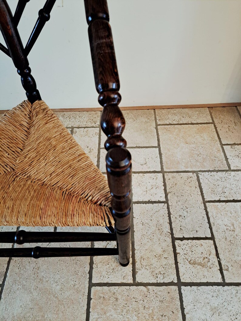 Dutch Reed Rush Dutch Antique Wooden Rush Chair With Reed Seat - Etsy