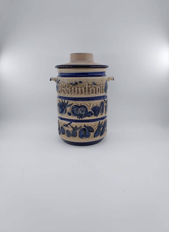 Vintage West Germany Scheurich ceramic rumtopf wgp 825-32
