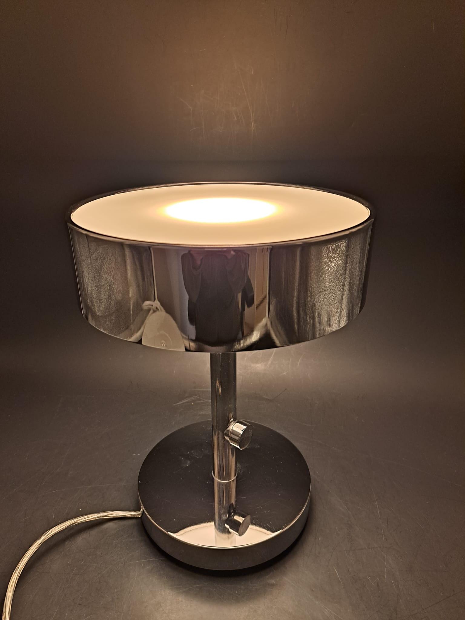 Ikea Dimmable Chrome Stockholm PS Led Design Table Lamp by Ola