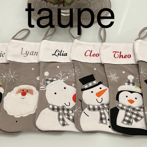 Santa Claus boots personalized with names in various designs image 3