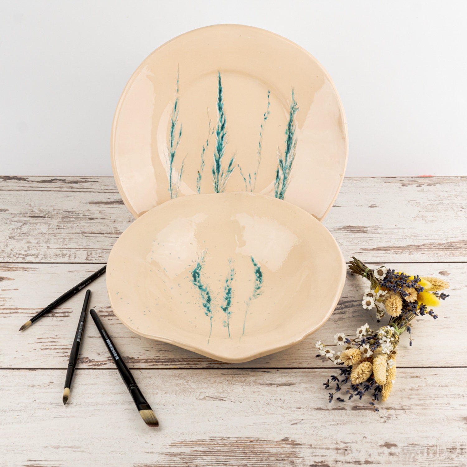 358521613675 Ceramic Dinner Plate Handmade Premium Pottery Etsy