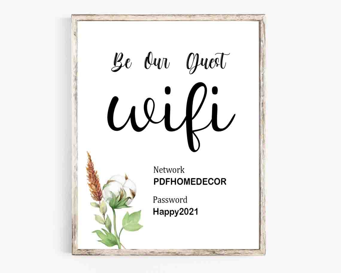 Be Our Guest Wifi Network Welcome Entry Wood Sign Print Printable Wall Decor Farmhouse Sign Digital Download Be Our Guest Wifi Network Welcome Entry Wood Sign Print Printable Wall Decor Farmhouse Sign Digital Download