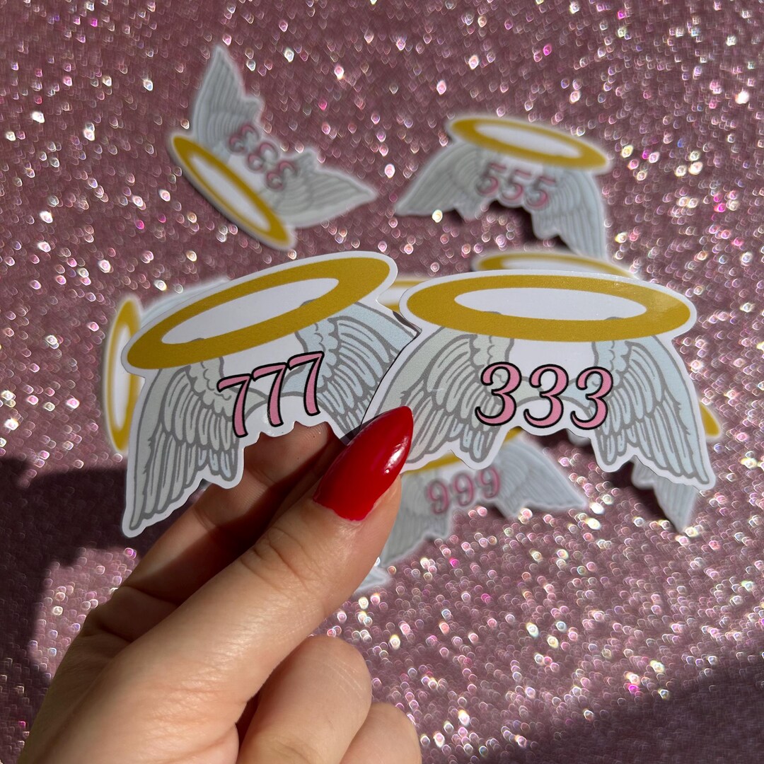 Angel Numbers Laptop Sticker - Etsy