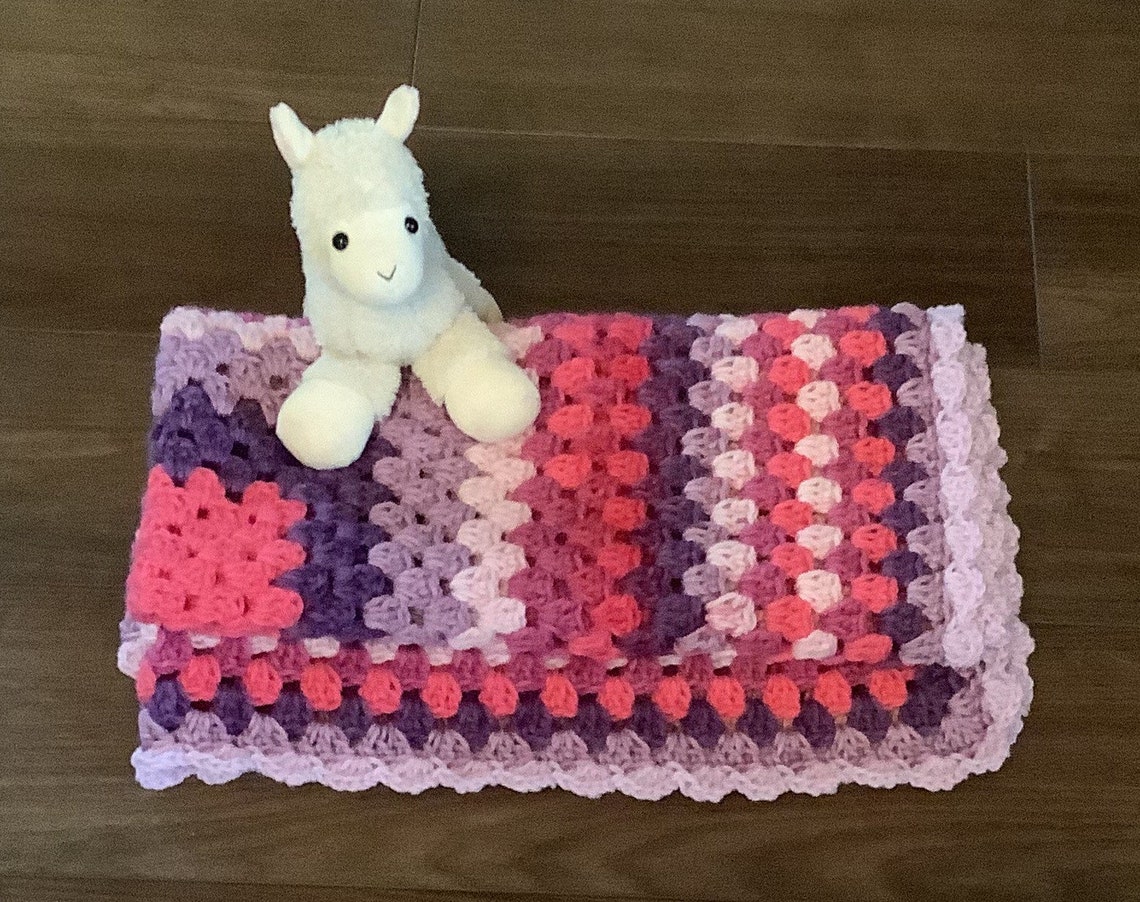 Crocheted Child/Crib Blanket Etsy