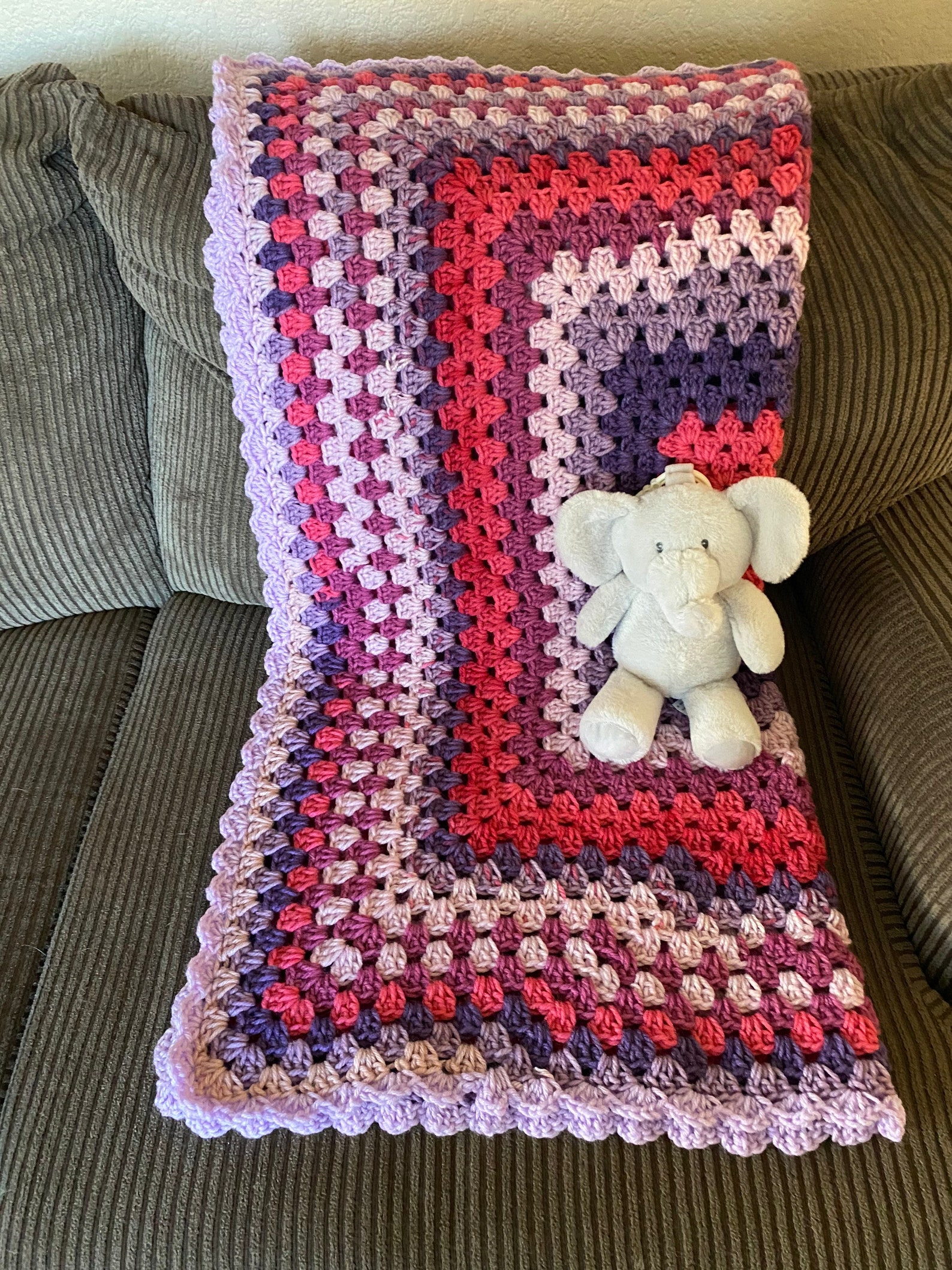 Crocheted Child/Crib Blanket Etsy