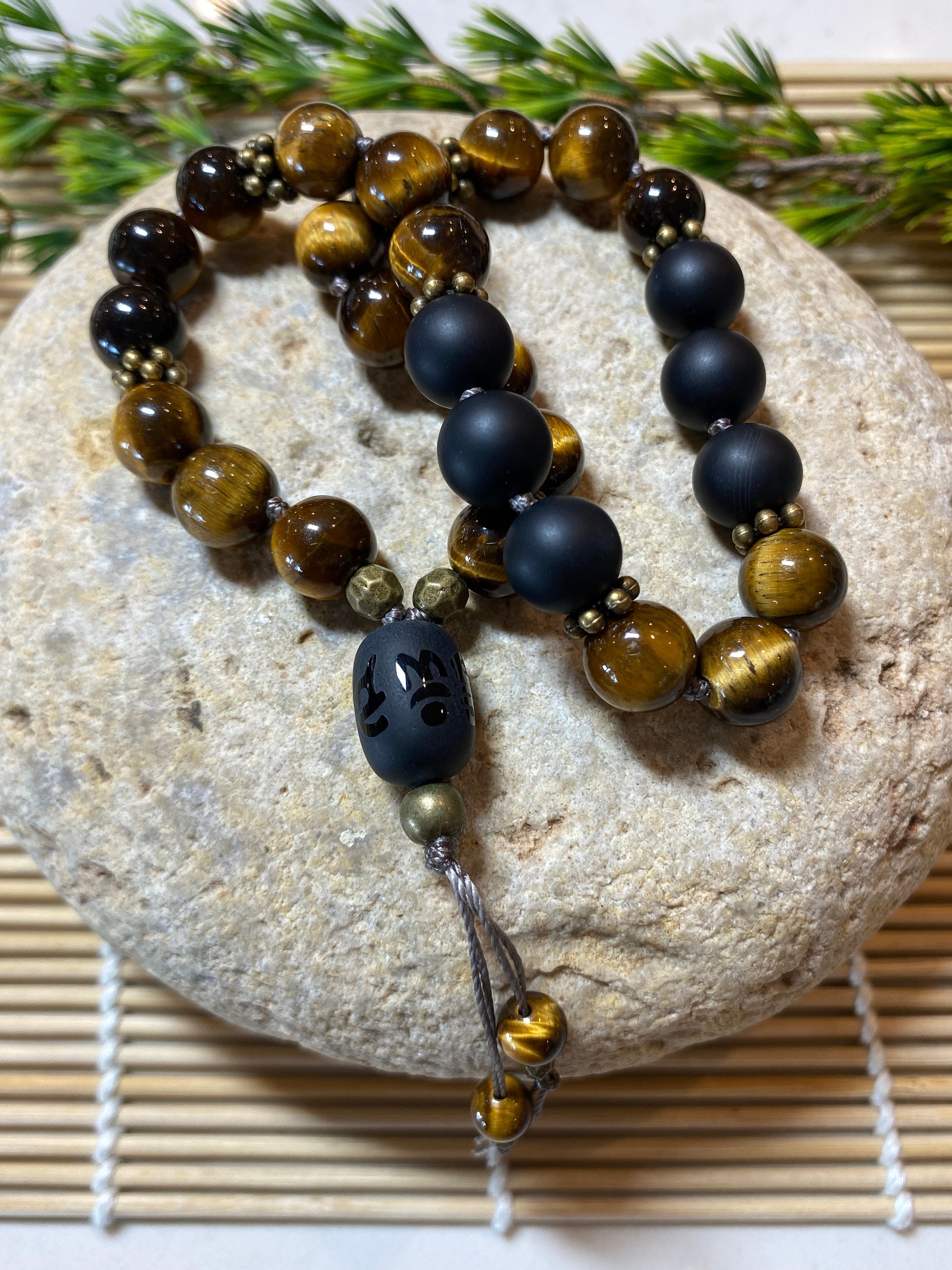 Tigers Eye Mala Etsy Australia