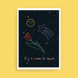 La beauté – A6,A5,A4 – Affiche / Carte