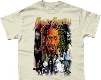 Heren Buju Banton B Reggae Dancehall Tshirt, Etnische Tee, Black Excellence, Reggae Tee, Afrocentric Men Tee, Dancehall Tshirt, Jamaican Tee