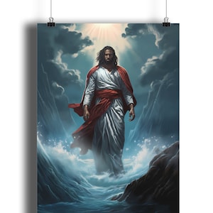 applebum A1 poster “BLACK JESUS (RED)” Black Jesus Posters for Sale | Redbubble