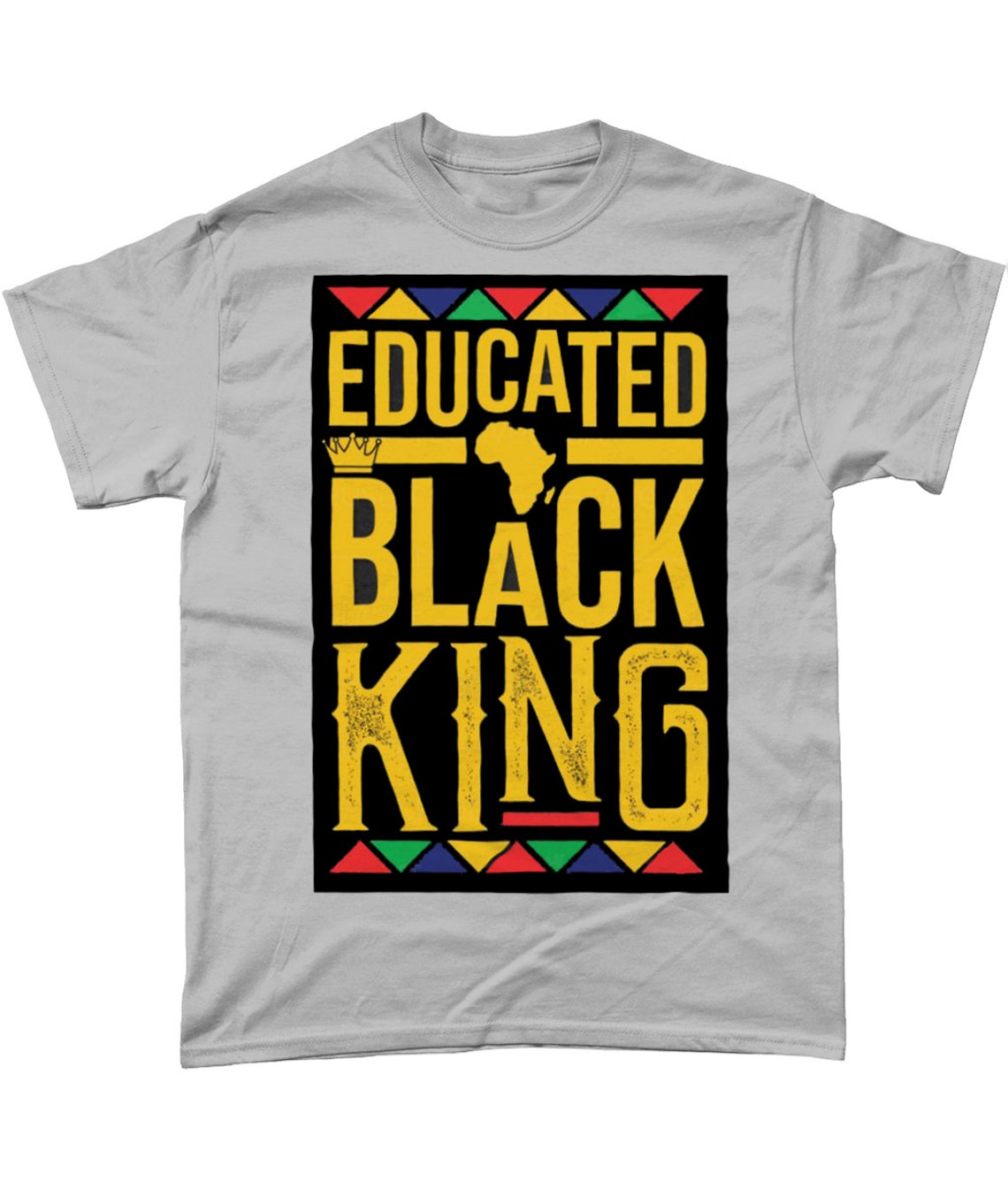 Gebildete schwarze König Tshirt ethnische Tshirt schwarze | Etsy